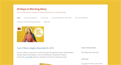 Desktop Screenshot of 33daystomorningglory.com